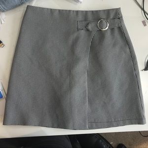 Gingham skirt